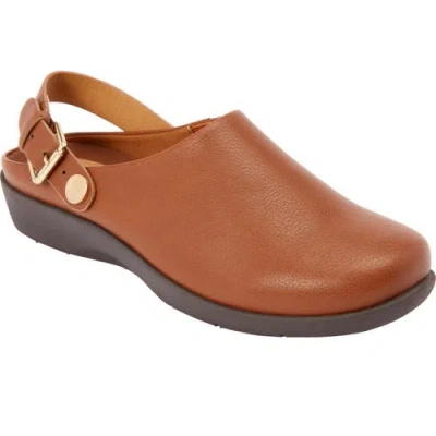 Comfortview The Indigo Convertible Mule In Brown