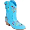 Comfortview The Irma Wide Calf Boot In Blue
