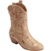Comfortview The Irma Wide Calf Boot In Gold