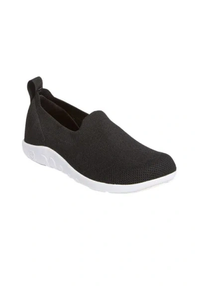 Comfortview The Ivan Arch Slip On Flat In Black
