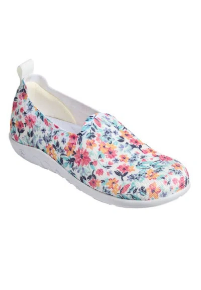 Comfortview The Ivan Arch Slip On Flat In Animal Print
