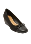 Comfortview The Jade Slip On Wedge In Black