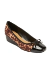 Comfortview The Jade Slip On Wedge In Brown
