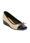 Comfortview The Jade Slip On Wedge In Multi