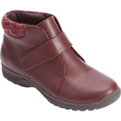 Comfortview The Jayna Shootie In Burgundy