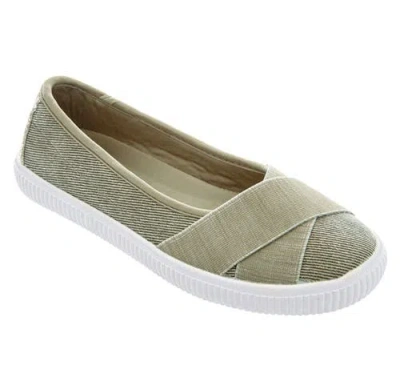 Comfortview The Jazlyn Slip-on Sneaker In Green