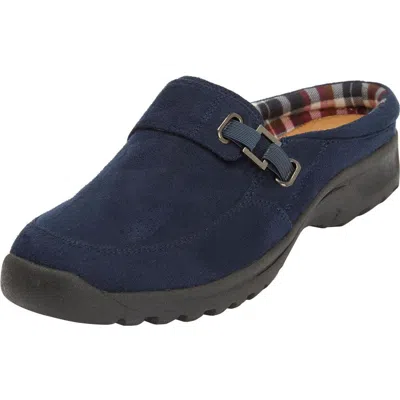 Comfortview The Joy Slip On Mule In Blue