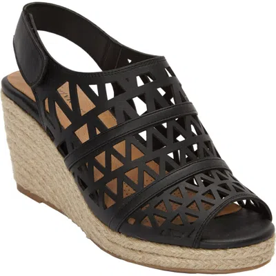 Comfortview The Karen Espadrille In Black