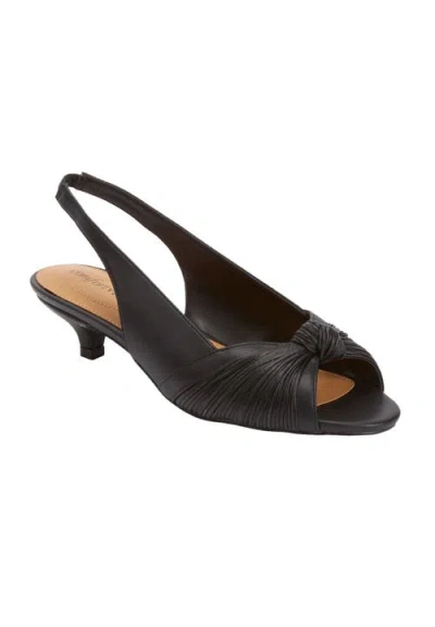 Comfortview The Katelyn Slingback In Black