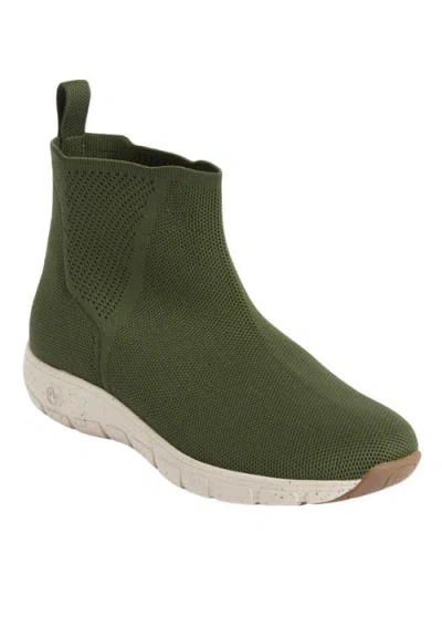 Comfortview The Kelley Bootie In Green
