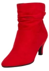 Comfortview The Kourt Bootie In Red