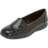 Comfortview The Leisa Slip On Flat In Black