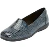 Comfortview The Leisa Slip On Flat In Blue