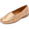 Comfortview The Leisa Slip On Flat In Brown
