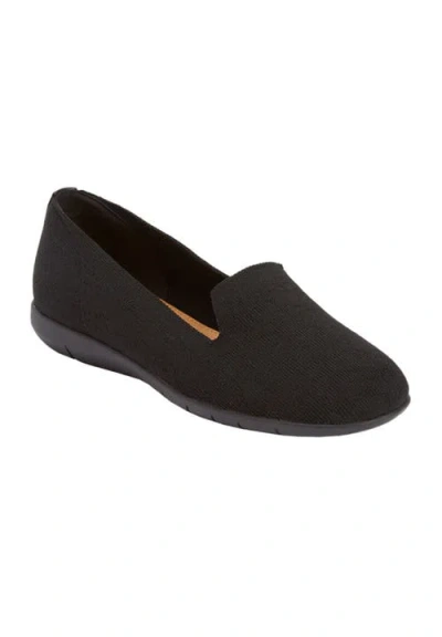 Comfortview The Madie Slip On Flat In Black