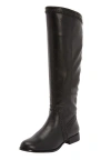Comfortview The Malina Tall Wide Calf Boot In Black