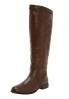 Comfortview The Malina Tall Wide Calf Boot In Brown