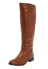 Comfortview The Malina Tall Wide Calf Boot In Brown