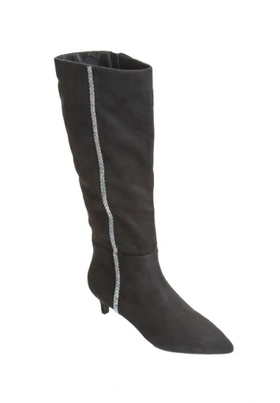 Comfortview The Marianna Tall Calf Boot In Black
