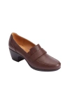 Comfortview The Maya Slip On Shootie In Brown