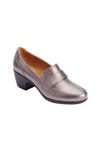 Comfortview The Maya Slip On Shootie In Gray