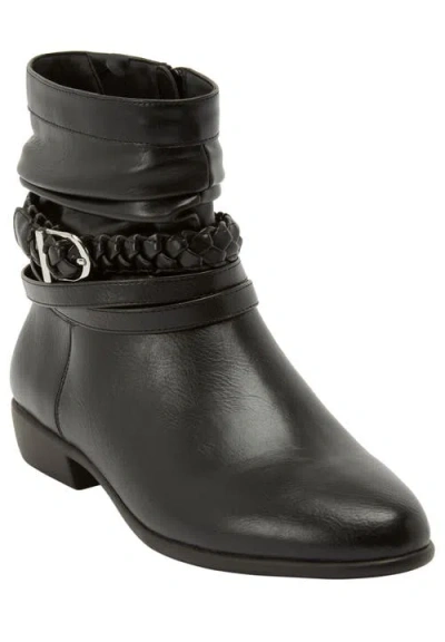 Comfortview The Mickey Bootie In Black