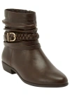 Comfortview The Mickey Bootie In Brown