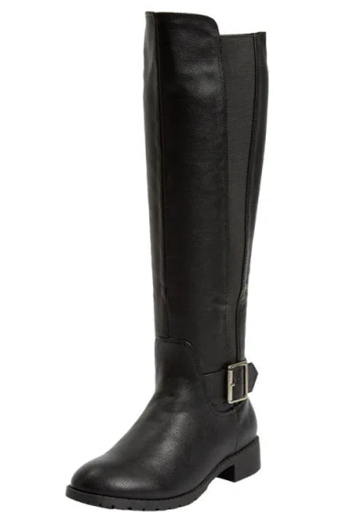 Comfortview The Milan Tall Regular Calf Boot In Black