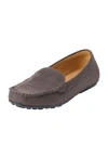 Comfortview The Milena Slip On Flat In Gray