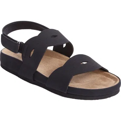 Comfortview The Noelle Sandal In Black