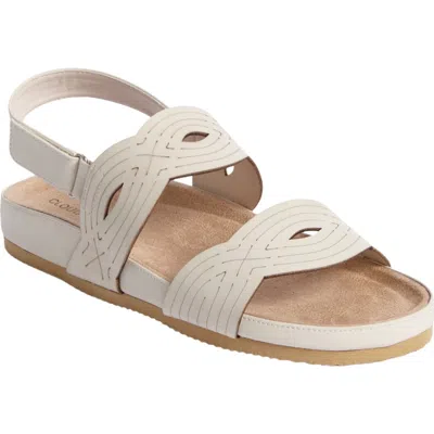 Comfortview The Noelle Sandal In White