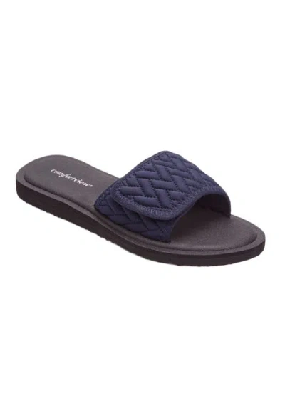 Comfortview The Palmer Slip On Sandal In Blue