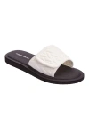 Comfortview The Palmer Slip On Sandal In White