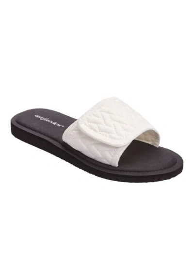 Comfortview The Palmer Slip On Sandal In White