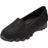 Comfortview The Pax Slip On Flat In Black
