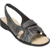 Comfortview The Pearl Sandal In Black