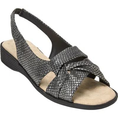 Comfortview The Pearl Sandal In Black