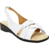 Comfortview The Pearl Sandal In White