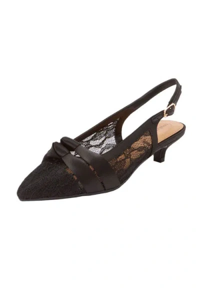Comfortview The Poppy Slingback In Black