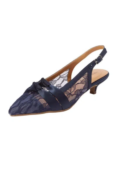 Comfortview The Poppy Slingback In Blue