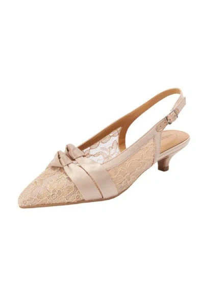 Comfortview The Poppy Slingback In Gold