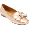 Comfortview The Rafika Slip On Flat In Gold