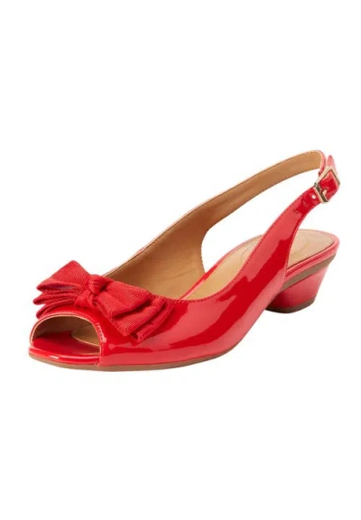 Comfortview The Reagan Slingback In Red