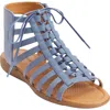 Comfortview The Renata Sandal In Blue