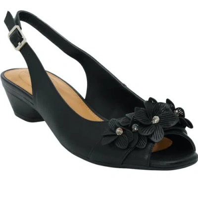 Comfortview The Rider Slingback In Black