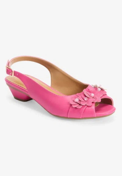 Comfortview The Rider Slingback In Pink