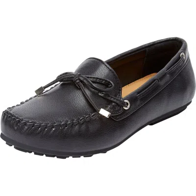 Comfortview The Ridley Slip On Flat In Black