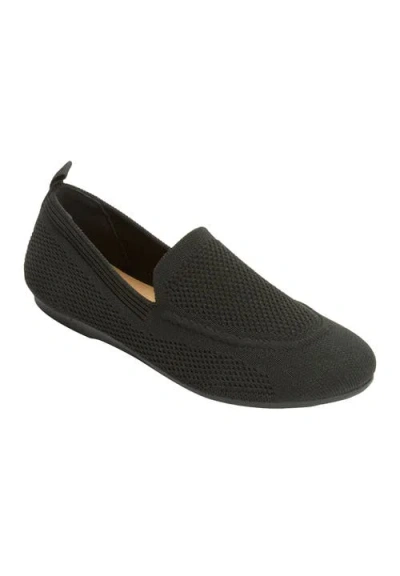 Comfortview The Sabrina Slip On Flat In Black