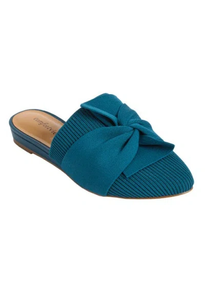 Comfortview The Savannah Slip On Mule In Green