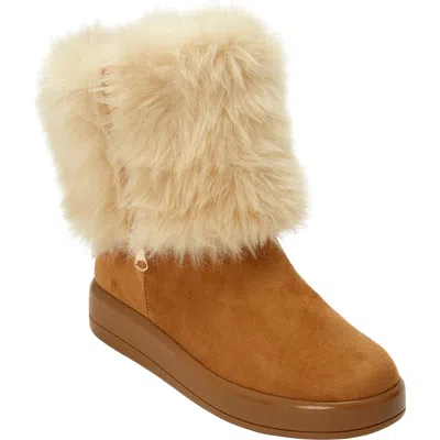 Comfortview The Shai Wide Calf Boot In Brown